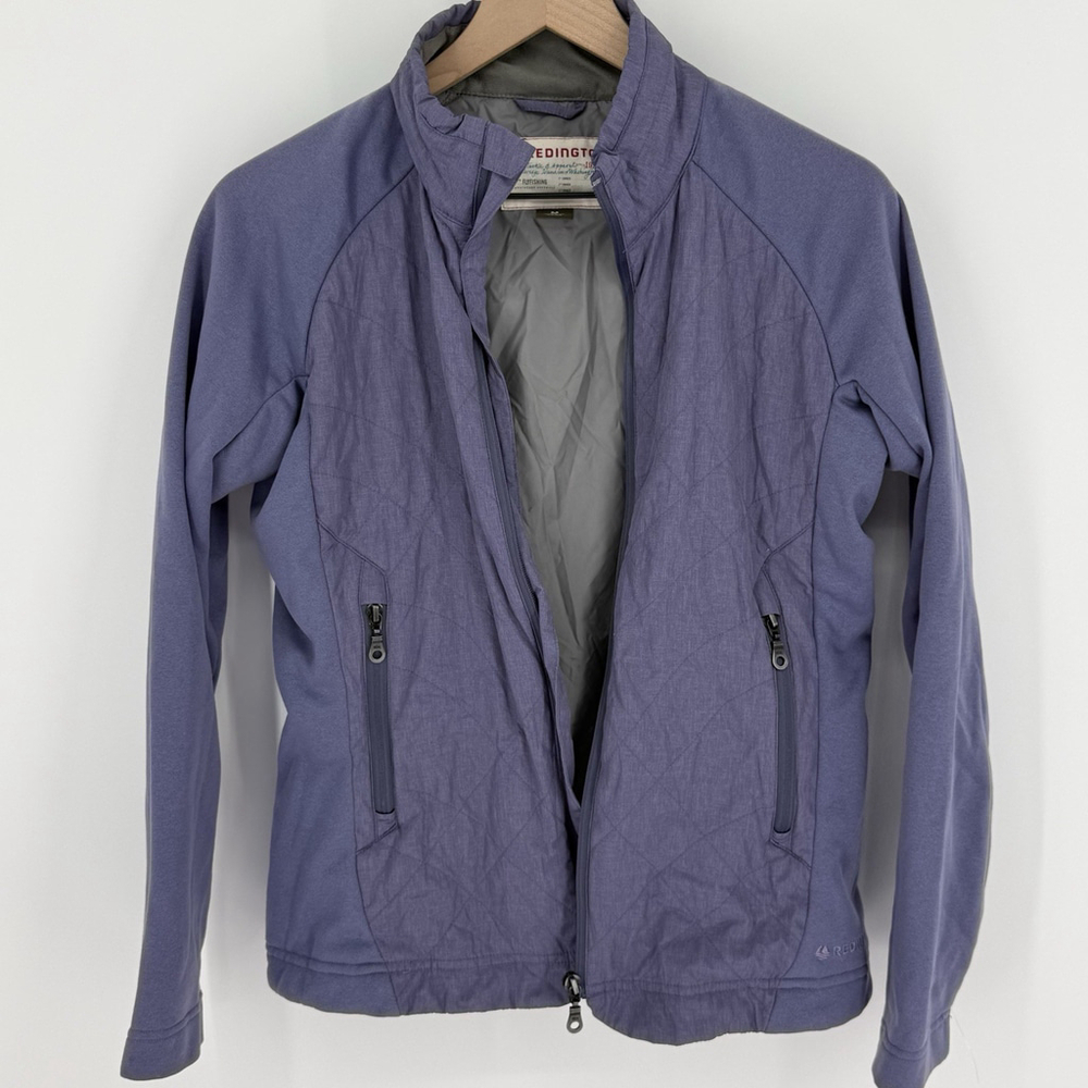 Redington Purple Insulated Jacket Quilted Full Zip Nylon Pockets Women’s Med